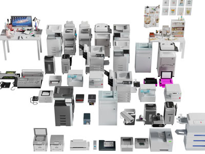 现代打印机 办公室里的智能枢纽